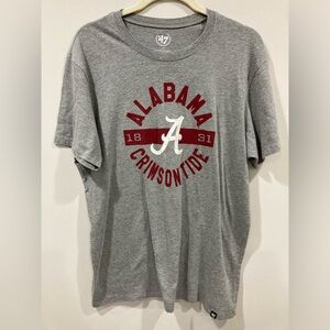 47 Men's Gray Alabama Crimson Tide T-Shirt Large